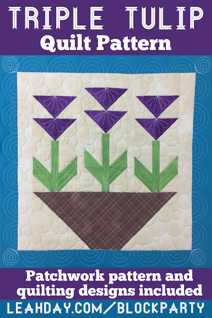 Find a Triple Tulip Flower Quilt Pattern